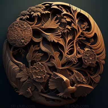 3D model chinese ink (STL)